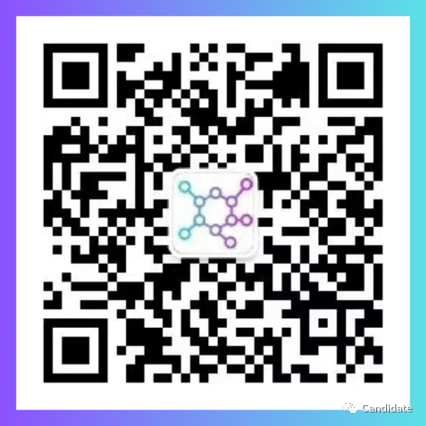Candidate 微信公众号二维码